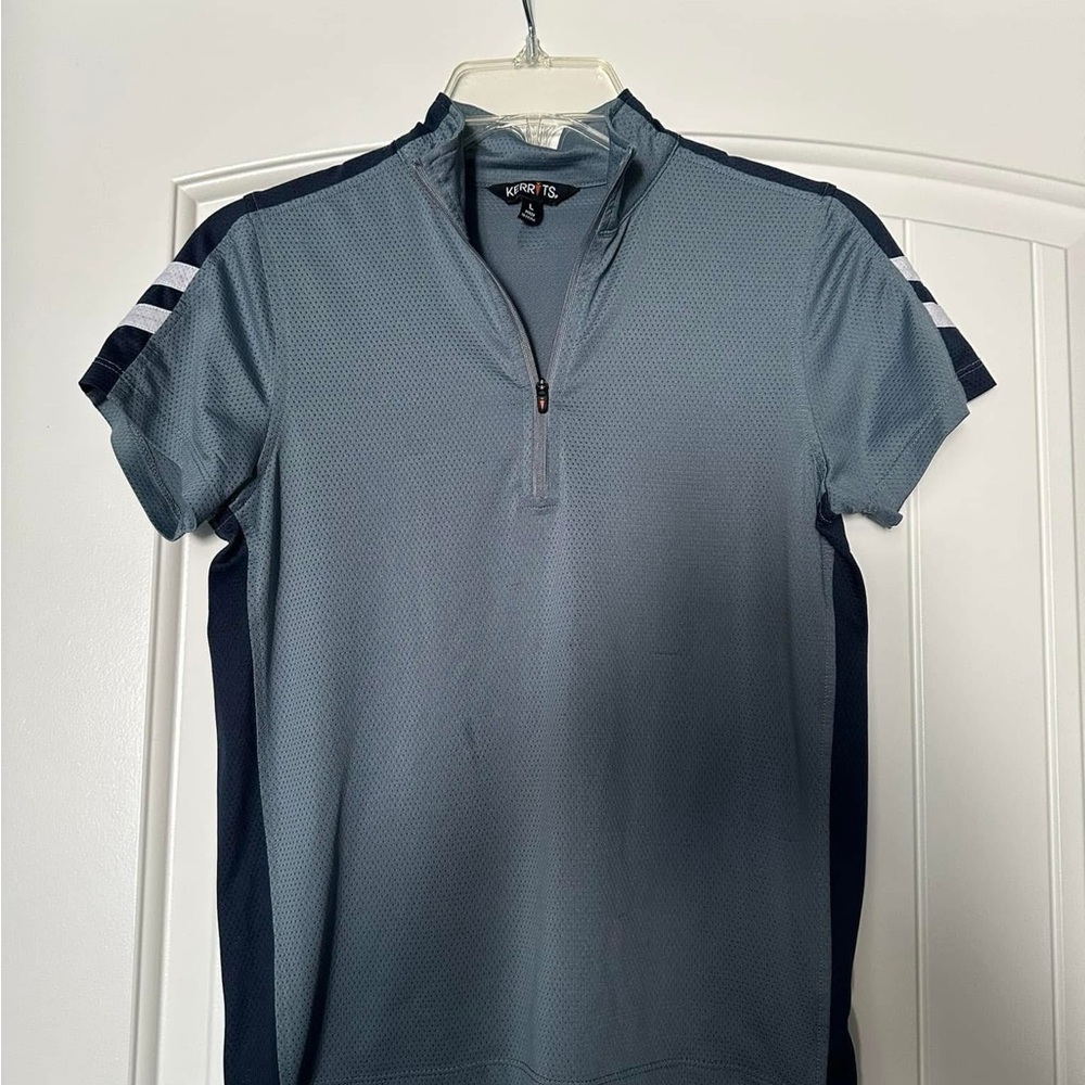 Kerrits Blue Polo Performance Shirt